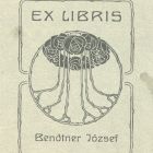 Ex-libris (bookplate) - József Bendtner