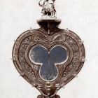 Exhibition photograph - wall mirror with candleholder, Collective Exhibition of The Association of Applied Arts 1896