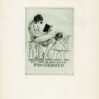 Ex-libris (bookplate) - eroticis (Tibor) Pinterits