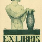 Ex-libris (bookplate) - Dr. (László) Siklóssy