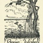 Ex-libris (bookplate) - The book of Juliska Grosz
