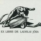 Ex-libris (bookplate) - Dr. Ladislai Jósa