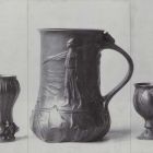 Photograph - Decorative vessels, 3 pieces, bronze