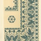 Design sheet - design for damask table cloth