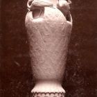 Photograph - Ornamental vessel decorated with plastic peacocks
