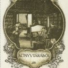 Ex-libris (bookplate) - From the library of the National Casino