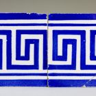 Tile - With meander pattern