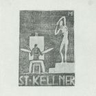 Ex-libris (bookplate) - ST Kellner