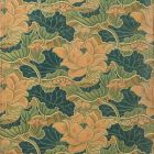 Printed fabric (furnishing fabric) - with waterlily pattern