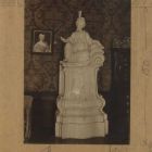 Interior photograph - tile stove of the so called Turkish room in the Koháry-Coburg Castle of Szentantal