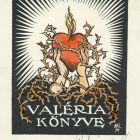 Ex-libris (bookplate) - Book of Valéria