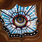 Architectural photograph - skylight dome of the vestibul, Museum of Applied Arts