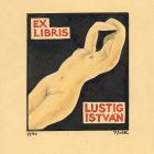 Ex-libris (bookplate) - István Lustig