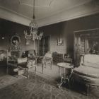 Interior photograph - guestroom in the Pálffy Palace of Királyfa (so called room of Maria Theresa)