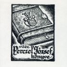 Ex-libris (bookplate) - Book of vitéz József Perczel