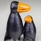 Statuette (Animal Figurine) - Jackdaws