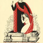 Ex-libris (bookplate) - Book of Dr. Andor Holló