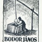 Ex-libris (bookplate) - János Bodor