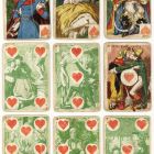 Playing card - with cartoons (cartes comiques)