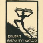 Ex-libris (bookplate) - Károly Radványi (ipse)