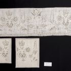 Fragment of embroidery - Fragment of Sheet- or cover-edge