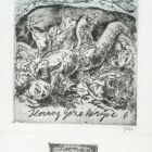 Ex-libris (bookplate) - Géza Herzog's book