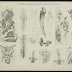 Design sheet - Design for jewlery from the series  La chimere et l'animal  7.