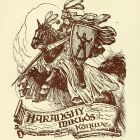 Ex-libris (bookplate) - Book of Miklós Haranghy