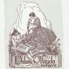 Ex-libris (bookplate) - Book of Magda Dalmy