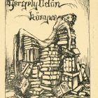 Ex-libris (bookplate) - Book of Ödön Gergely