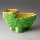 Footed bowl - Stylized animal-shaped
