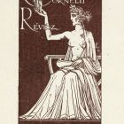 Ex-libris (bookplate) - Cornelii Révész