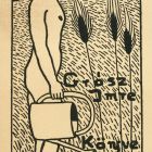 Ex-libris (bookplate) - Book of Imre Grósz