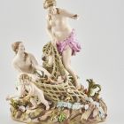Statuette (Figure) - With fishing water nymphs