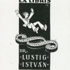 Ex-libris (bookplate) - Dr. István Lustig