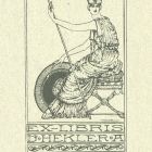 Ex-libris (bookplate) - Dr. A. Hekler