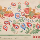 Design - with eagles, for the ornamental vessels of Zsolnay
