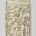 Ivory plaque - depicting the sacrifice of prophet Elijah