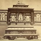 Photograph - ebony cupboard from the treasury Esterhazy's, Frakno, at the Exhibition of Applied Arts, 1876