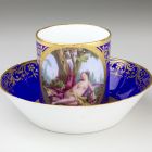 Cup and saucer - With nymph