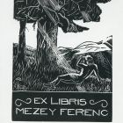 Ex-libris (bookplate) - Ferenc Mezey