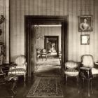 Interior photograph - salons in the Pálffy Palace of Királyfa