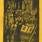 Ex-libris (bookplate) - The book of Frici Molnár