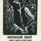 Ex-libris (bookplate) - From the folklor themed books of Jenő Reisinger