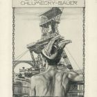 Ex-libris (bookplate) - dris von Chlumecky-Bauer