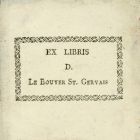 Ex-libris (bookplate)