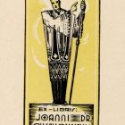 Ex-libris (bookplate) - Joanni dr Cwikowsky