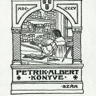 Ex-libris (bookplate) - Book of Albert Petrik