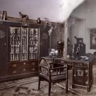 Exhibition photograph - gentleman's room designed by Béla Vass