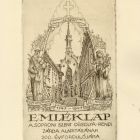 Occasional graphics - Announcement card for  the 200th anniversary of the estabilishment of the St. Ursula convent, Sopron